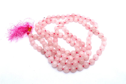 Handcrafted Wooden Japa Mala with Turquoise Accents – 108 Beads