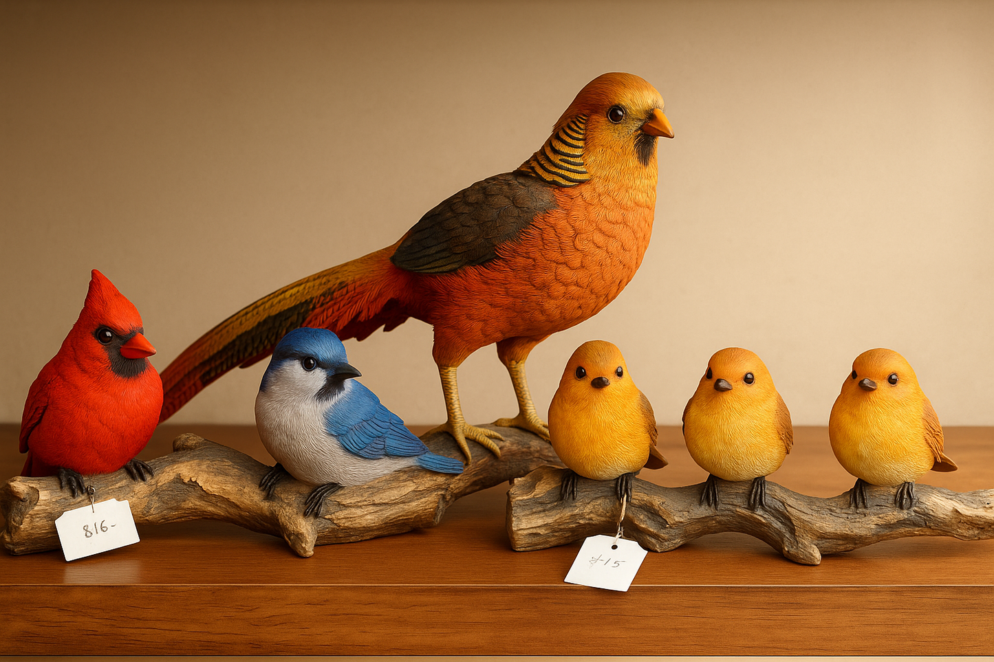 Handcrafted Macaw Parrot Sculpture – Vibrant Home Décor Accent