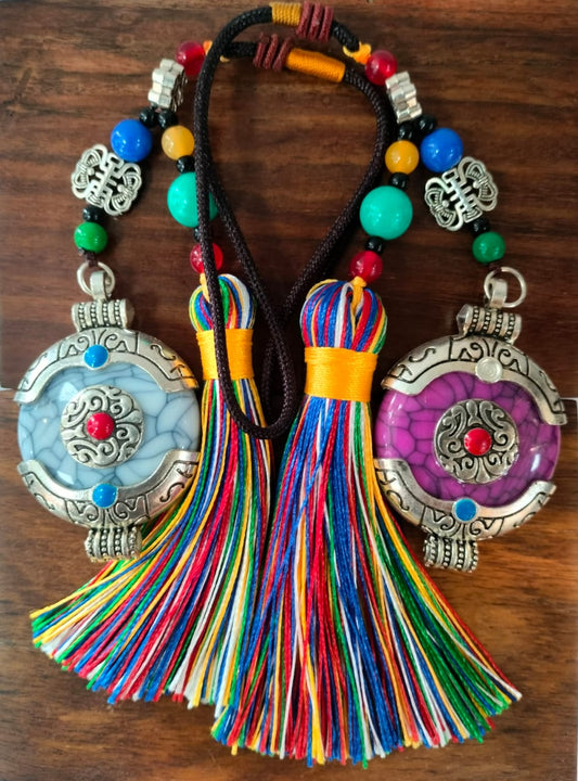 Tibetan Prayer Wheel Keychain – Om Mani Padme Hum Mantra