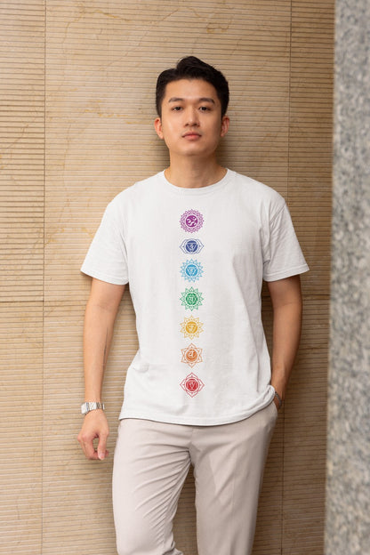 Dharamshala Spiritual Mandala T-Shirt – Unisex Cotton